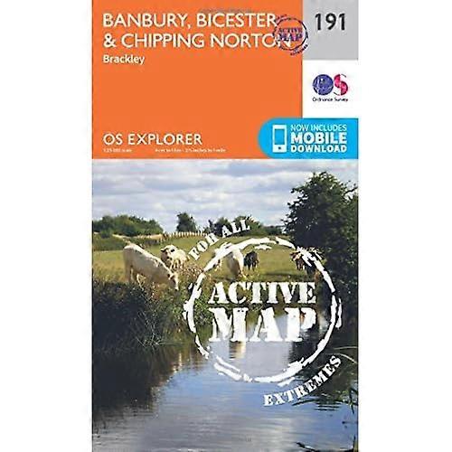 OS Explorer Map Active (191) Banbury, Bicester and Chipping Norton (OS Explorer Active Map)