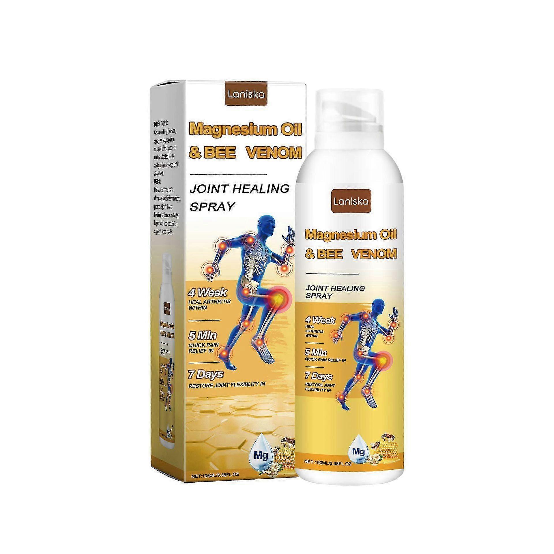 1-3pcs Bee Venom Spray, Bee Venom Joint & Bone Care Spray, Bee Venom Joint Relief Spray, Joint Massage Spray For Muscle Joint Discomfort
