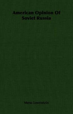 Amerikaanse mening over Sovjet-Rusland