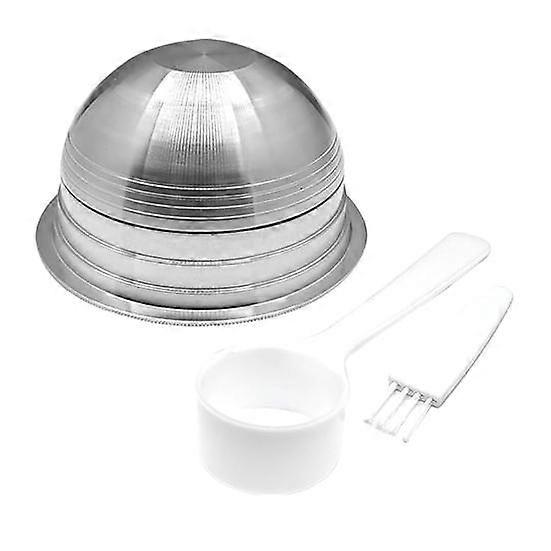Coffee Capsule Reusable Coffee Pods Holder Home Office Camping Stainless Steel Refillable Filters for Nespresso Vertuo Plus