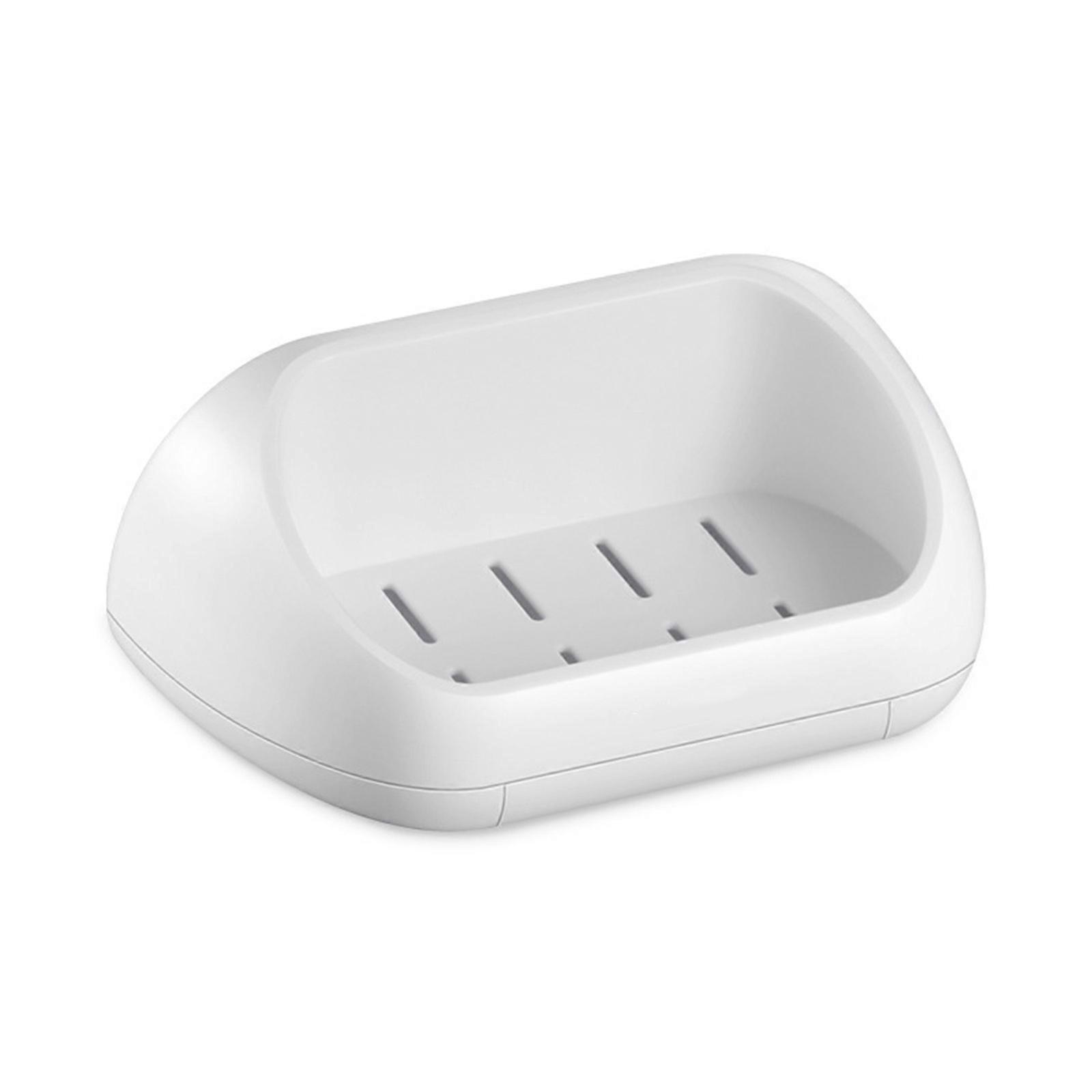 Soap Container Portable Soap Dish Keeps The Soap Dry for Shower Bathroom Soap Box Holder Soap Dish Soap Savers for Case White