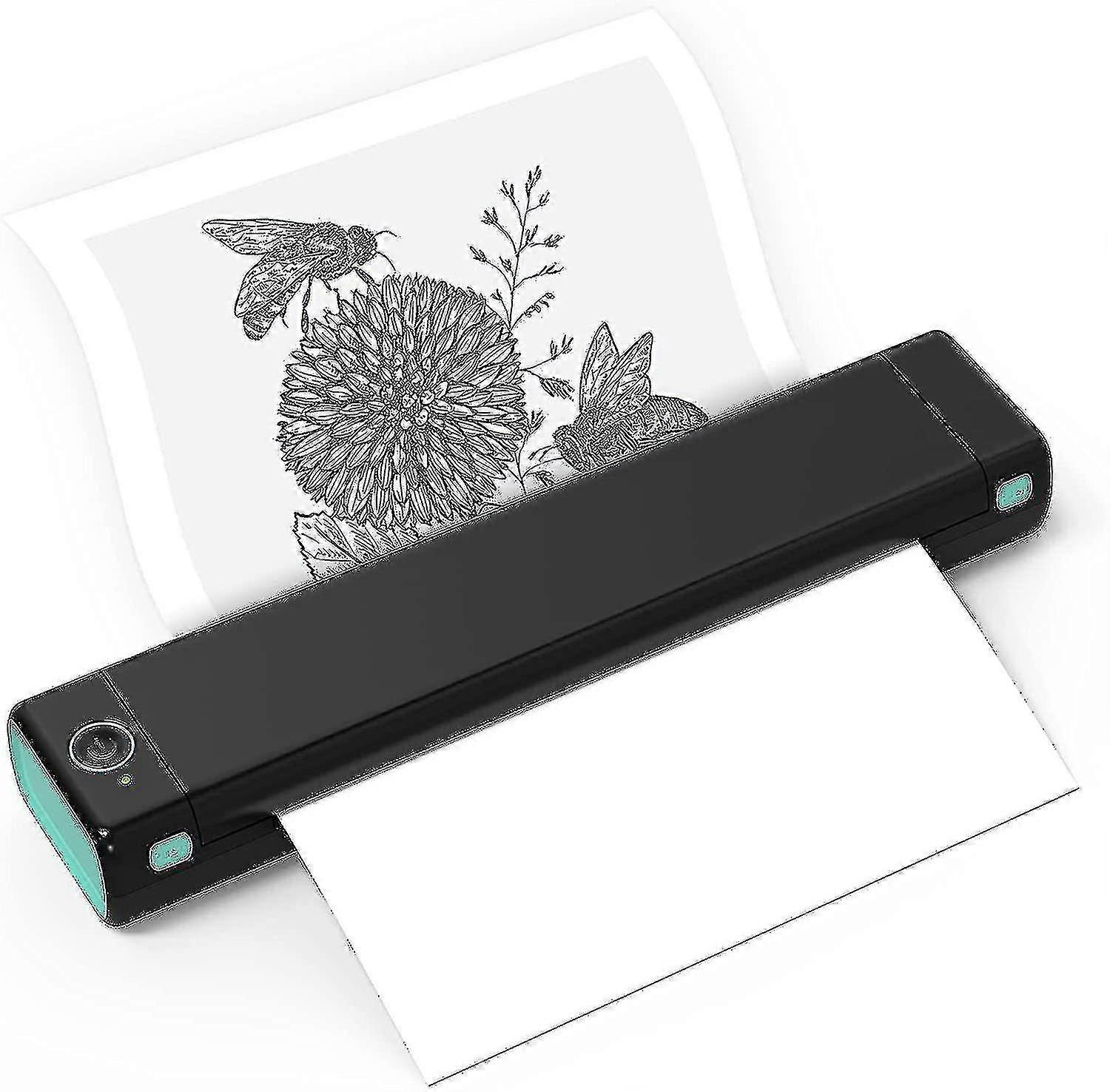 M08f A4 Wireless Thermal Printer Portable Handheld Bluetooth Mini Personal Home Office Printers Hd Printing No Need To Use Ink JSTR