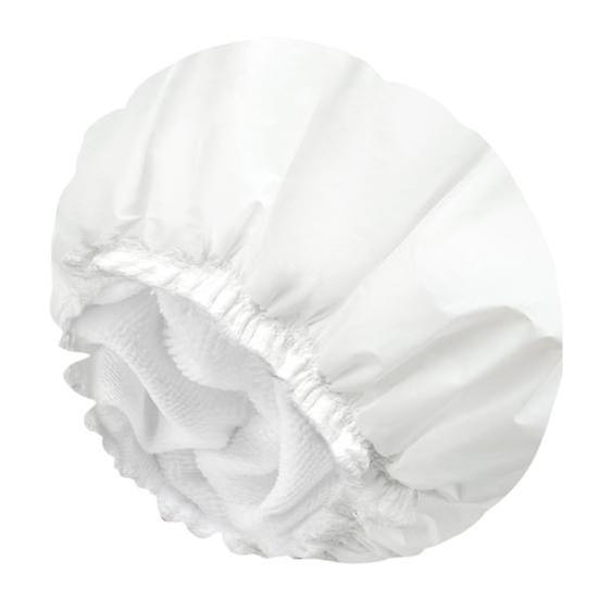 Women Hair Drying Cap High Elasticity Band Double Layers Lightweight Reusable Great Water Absorption Waterproof Shower Cap