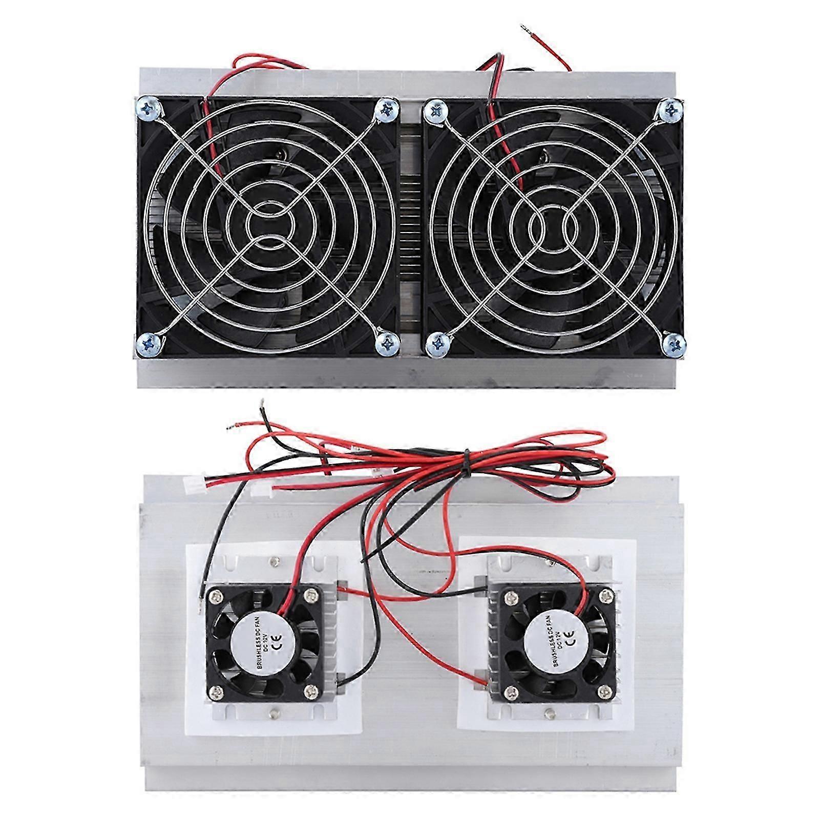 Thermoelectric Semiconductor Radiator Cooler Refrigeration Cooling Fan Heat Sink System Kit