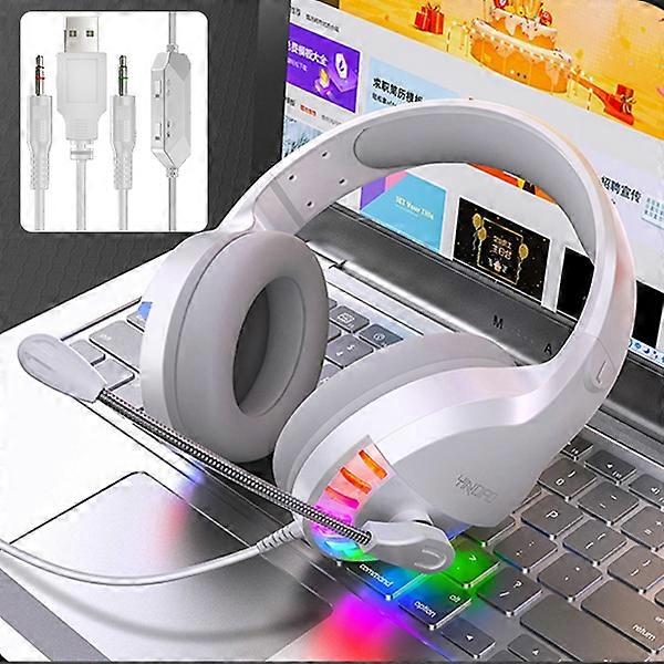 YINDIAO Q2 Head-mounted Wired Gaming Headset with Microphone, Version: Dual 3.5mm + USB