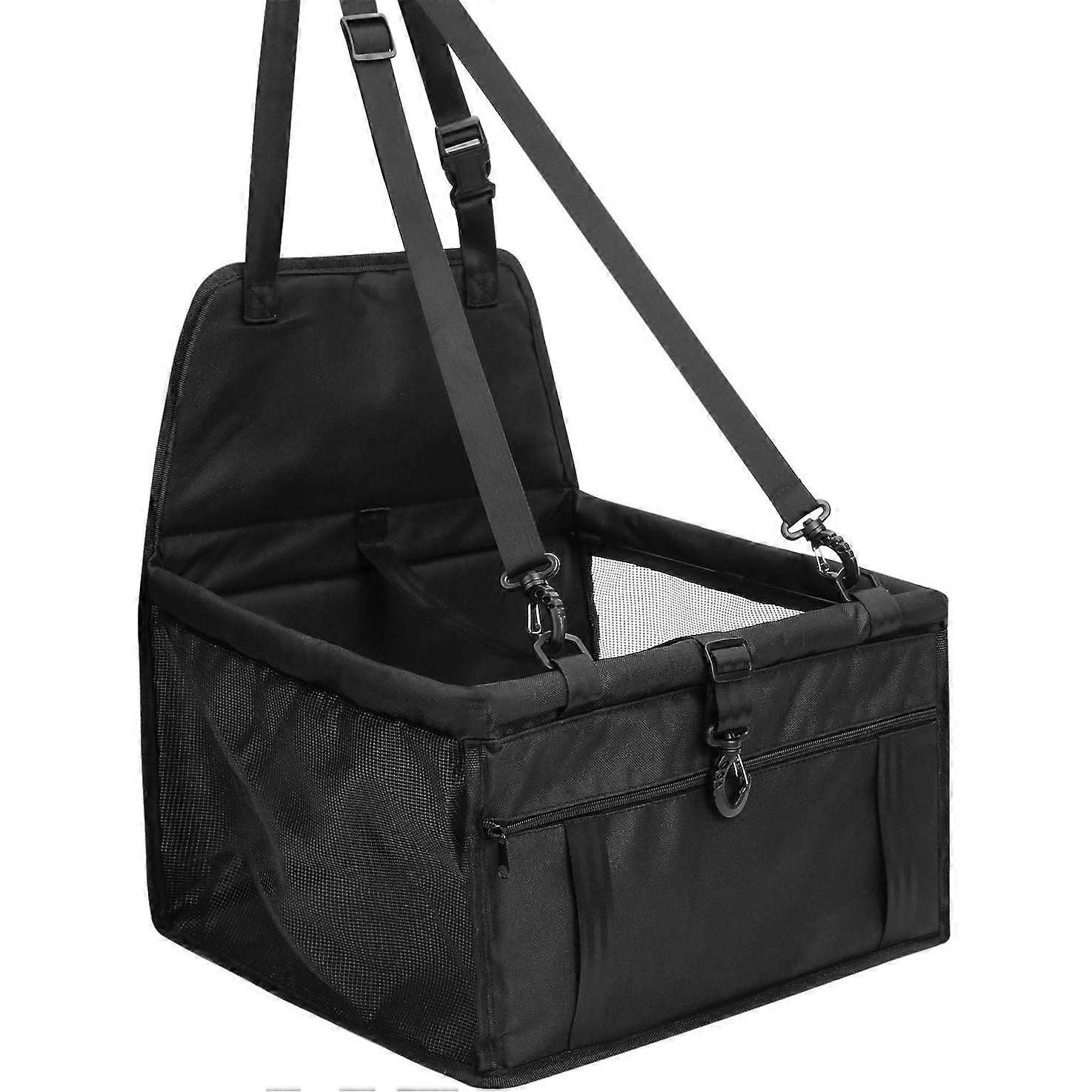 Basket for transporting puppies and cats in the car, Black