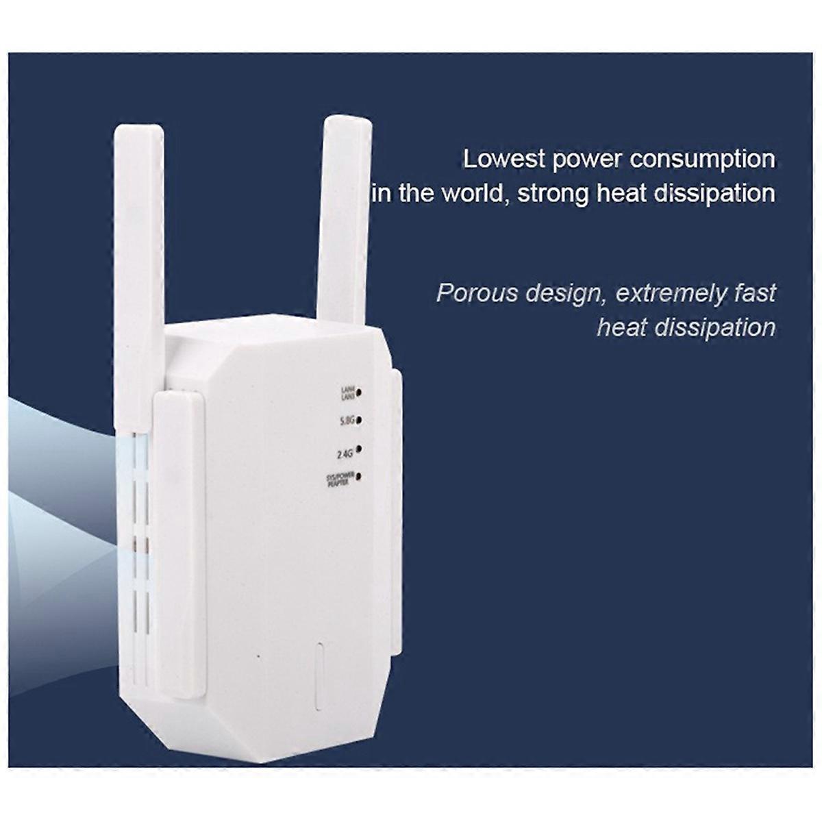 1200M WiFi Repeater Wireless WIFI Signal Extender 5G Network Amplifier Long Range WiFi Router US Pl