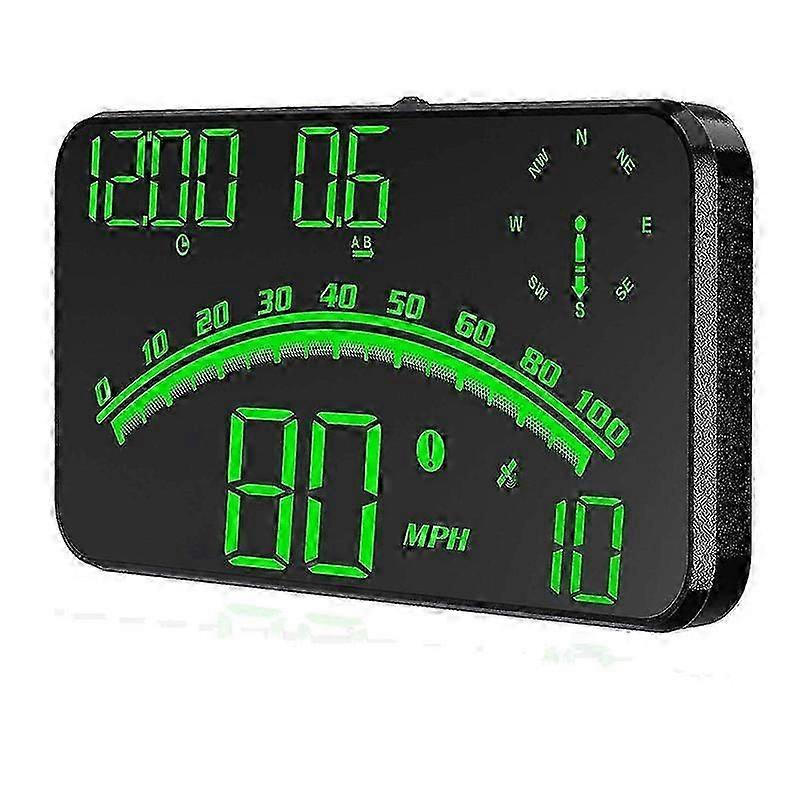 Car Digital GPS Speedometer,Car HUD with Speed , Compass Direction, Fatigue Driving Reminder