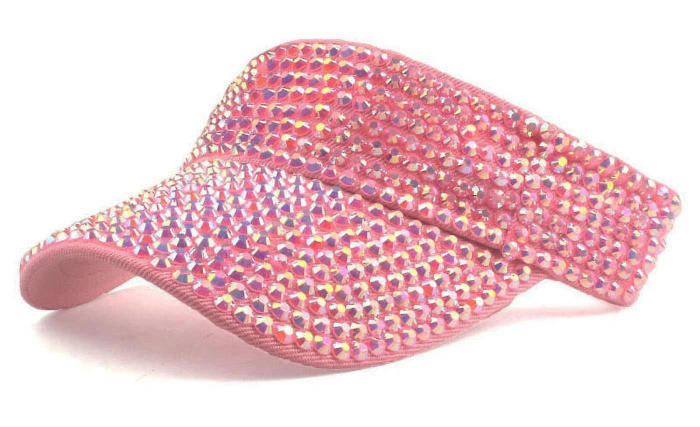 Shiny Rhinestones Hat for Summer Sports