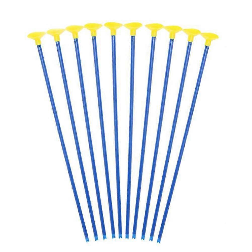 10 Pcs Plastic Replacement Sucker Arrows for Outdoor Sports Shooting Game, Durable, Lightweight, Compatible with Target Practice