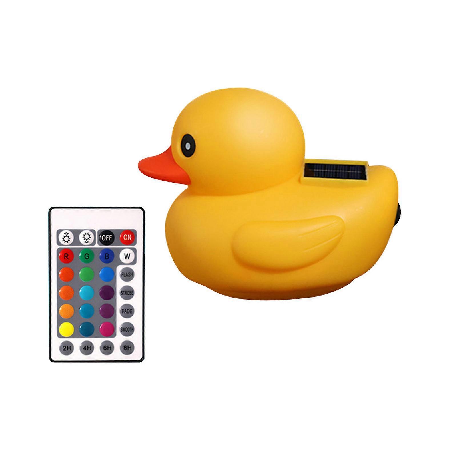 Floating Solar Ducks For Pool - Floating Solar Ducks Pool - Remote Control Luminous Ducks Solar Powered Watertight Floating Solar Portable