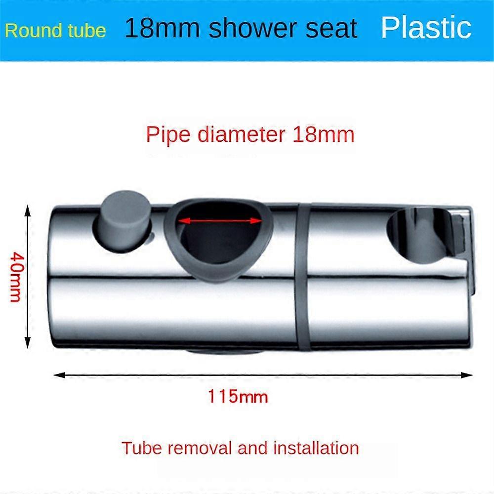 Universal Shower Card Slot Shower Bracket Fixture Lifting Button Electroplated