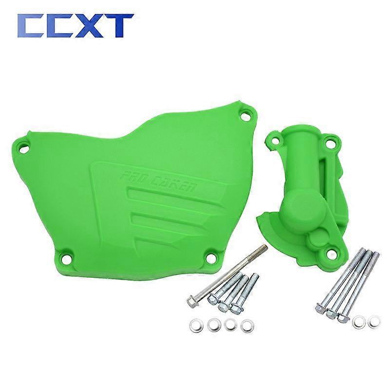 Motorcycle Clutch Guard Water Pump Protector compatible for Kawa-saki KX250F KX 250F 2004-2017 Dirt Bike Motocross Accessories Universal MAXP