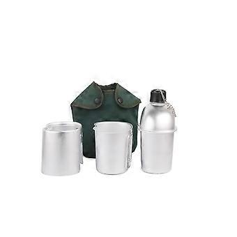 Canteen Cup Wood Stove Set With Foldable Spork