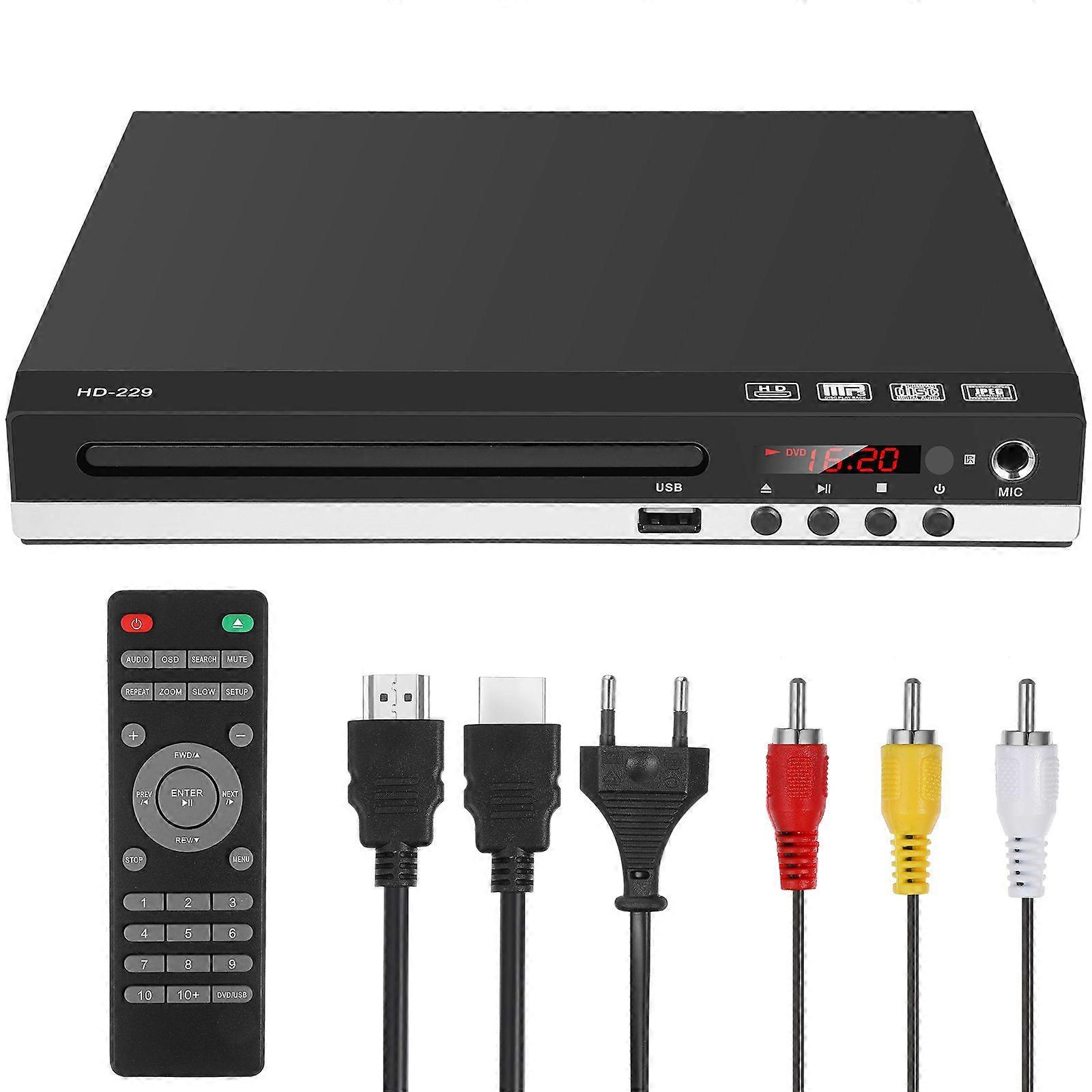 Dvd Player Dvd Cd Player For Home Video Player Stereo Cd Player Movie Player With EU Plug