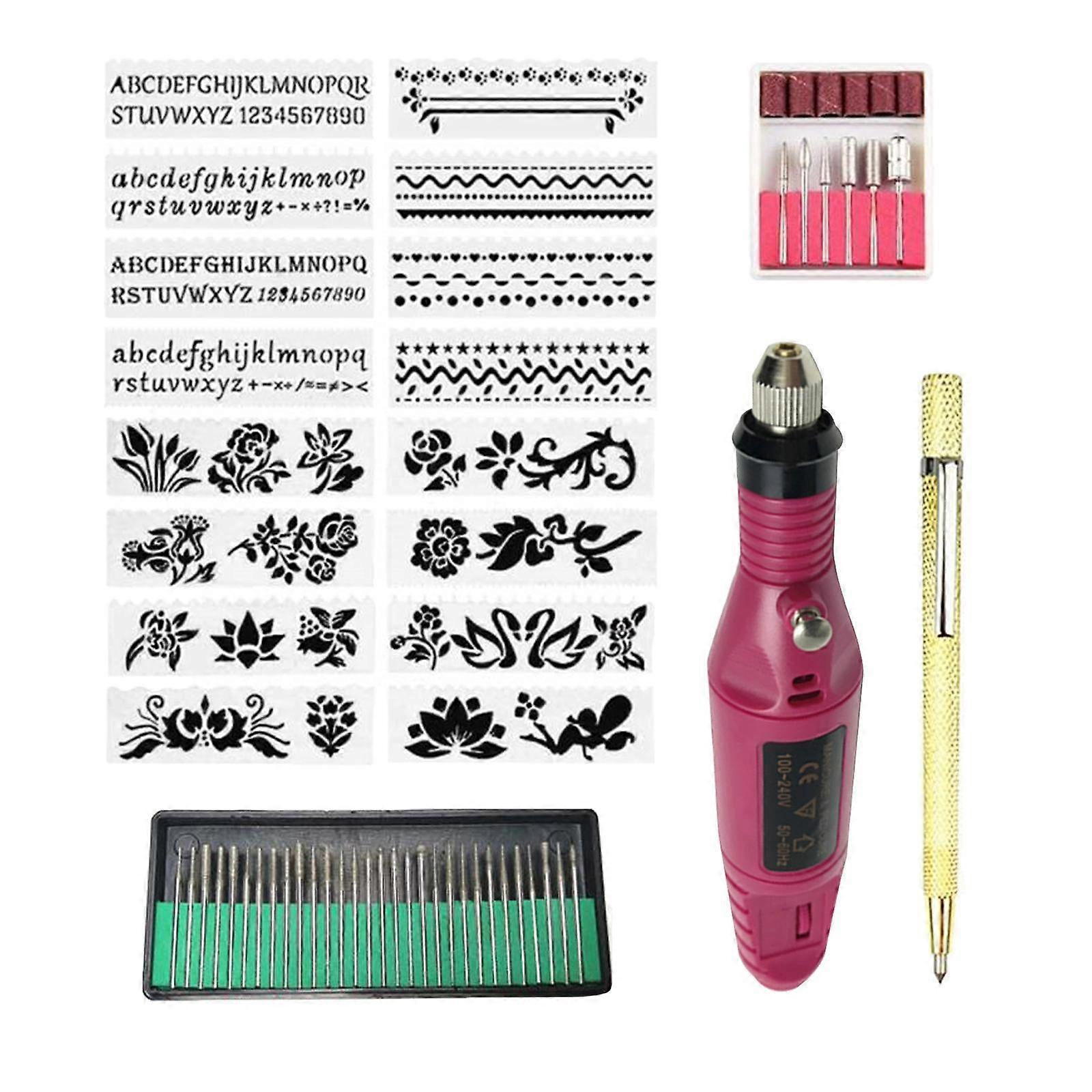 Mini Engraving Tool Corded Variable Speed Engraver Pen Polishing DIY