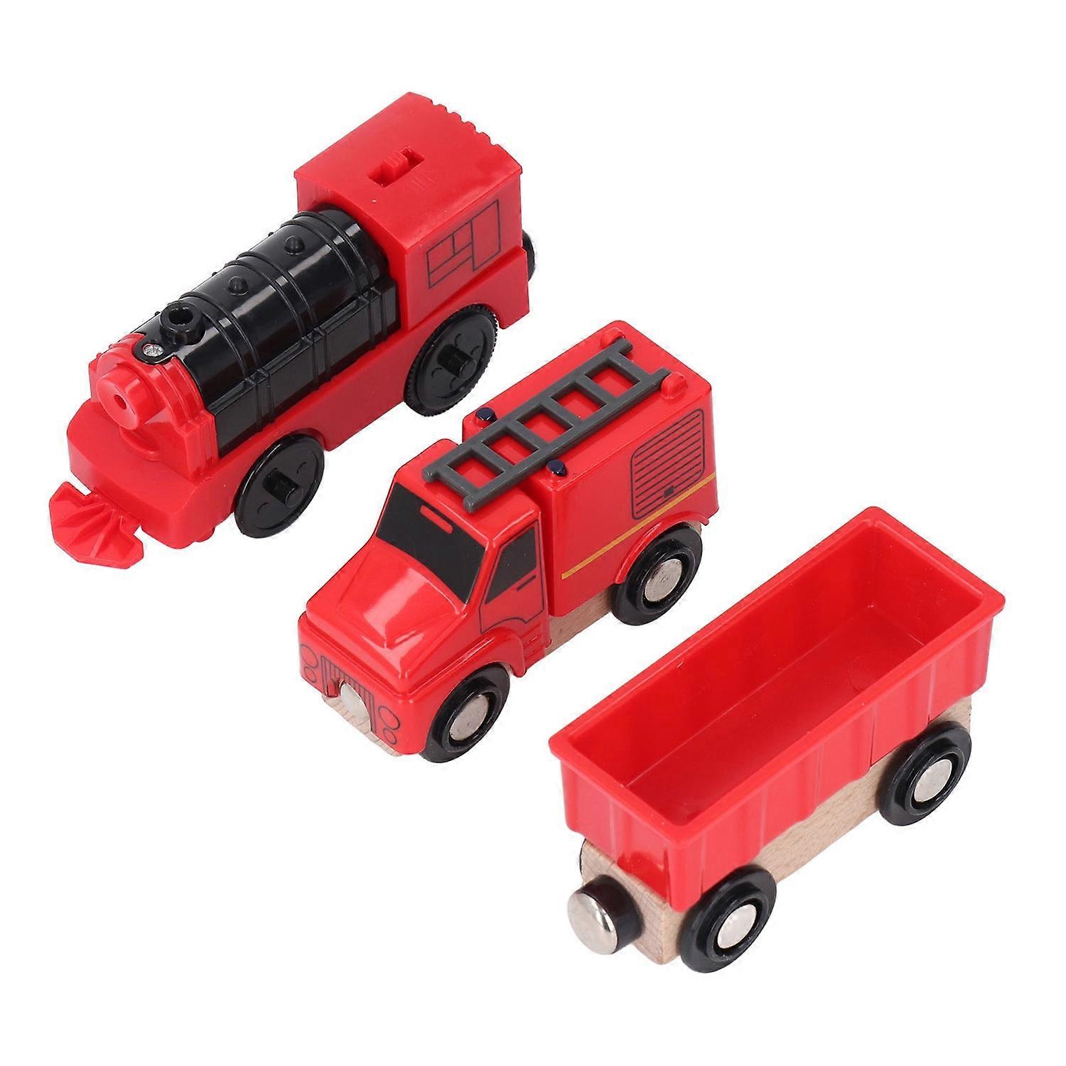 3pcs Electric Train Toy Innovative Magnetic Toy Train Set Easy to Assemble Small Train Toy For Kids