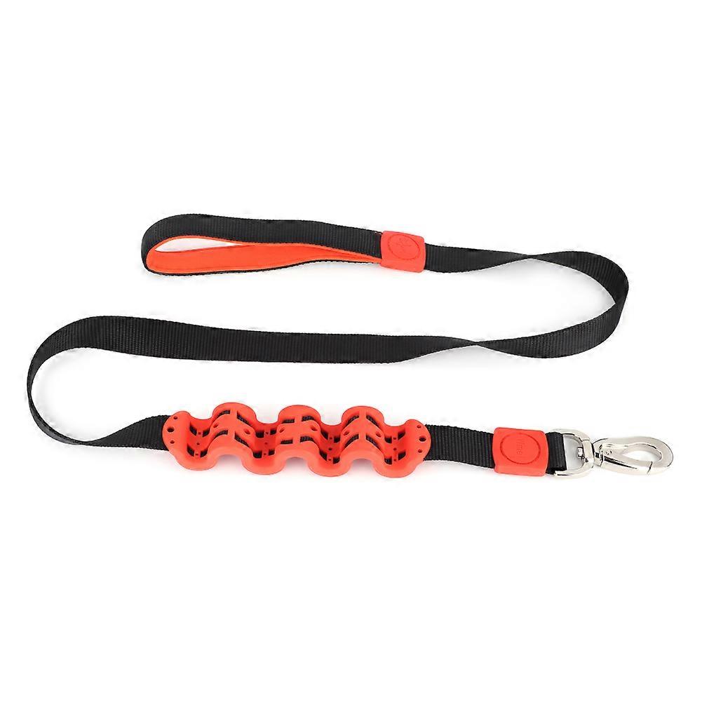 Black Explosion-Proof Elastic Dog Leash for Outdoor Use, Heavy-Duty, Adjustable Length, Multi-Color Options