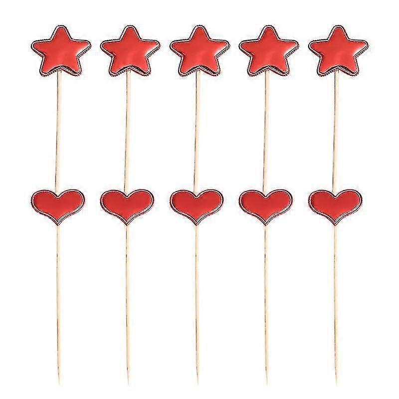 10pcs Star Cake Topper