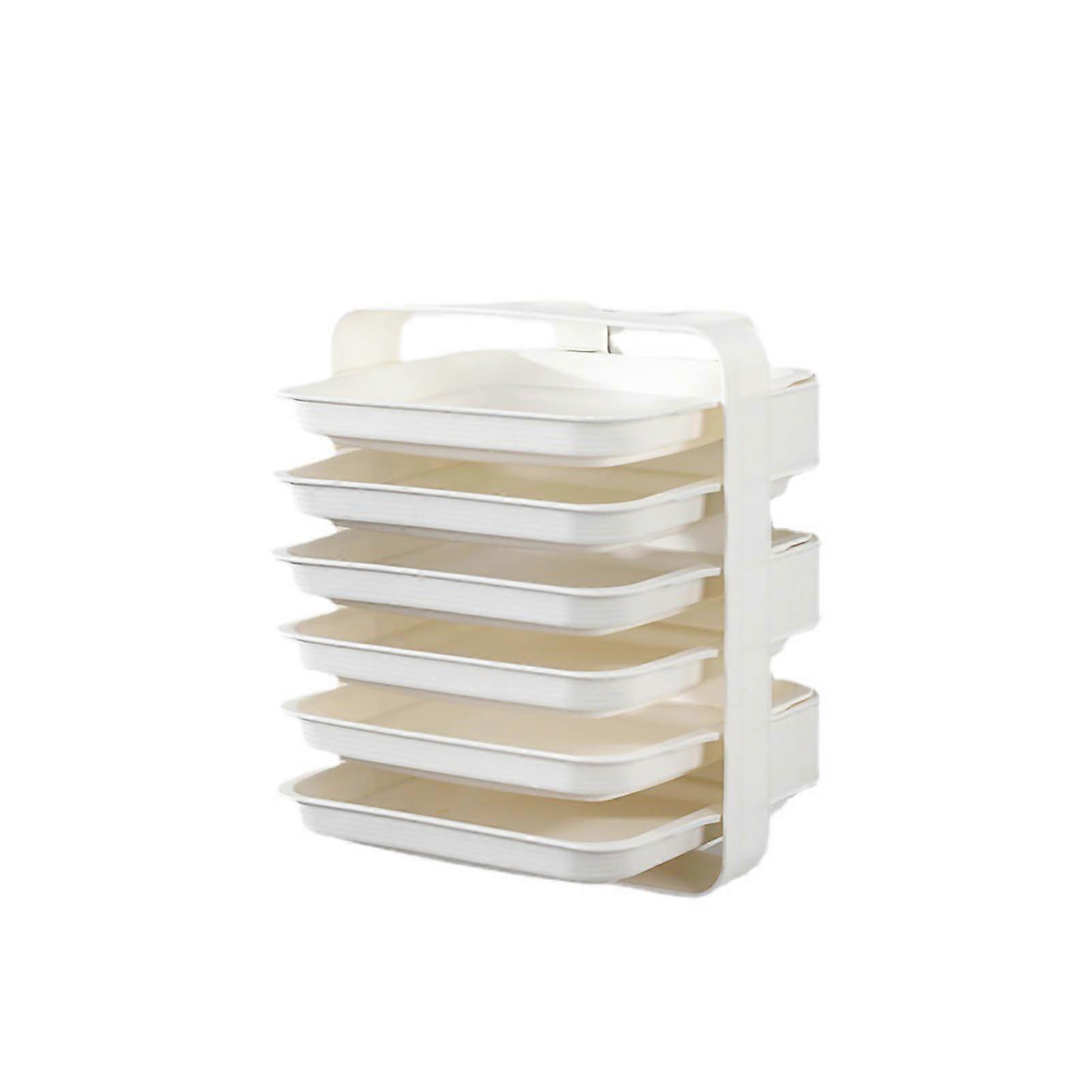 Side Dish Stacking Storage Multilayer Food Sorting Tray Kitchen Multi Function Fruit Vegetable Preparation Plate Wall Mounted