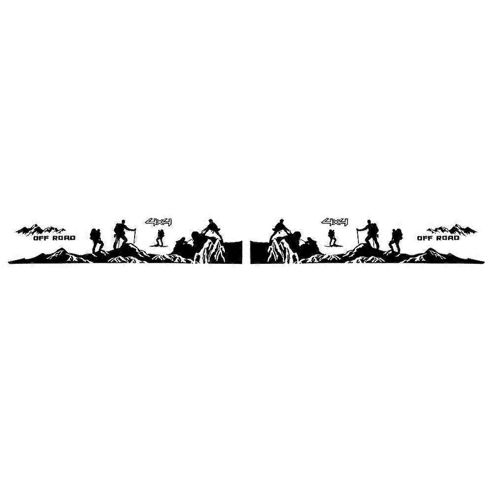 8PCS Car Door Side Body Stickers for Off Road Climber Pickup DIY Auto Decals Sticker