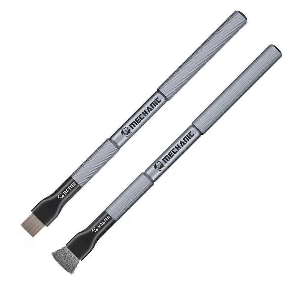 MECHANIC 2Pcs Motherboard IC Debonding Brush Steel Brush, Glue Removal Tin Removal, Polishing Brush