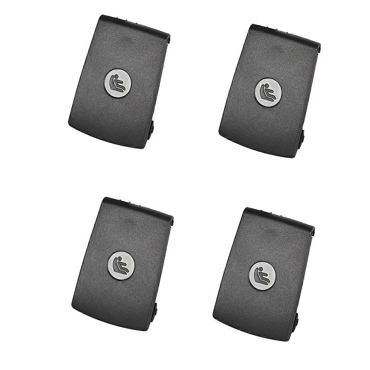 4 Pcs Car Rear Seat Hook Isofix Cover Child Restraint For