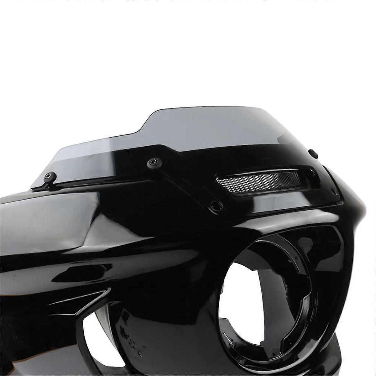 Motorcycle Windshield Wind Screen Shield for Harley,Smoke Gray