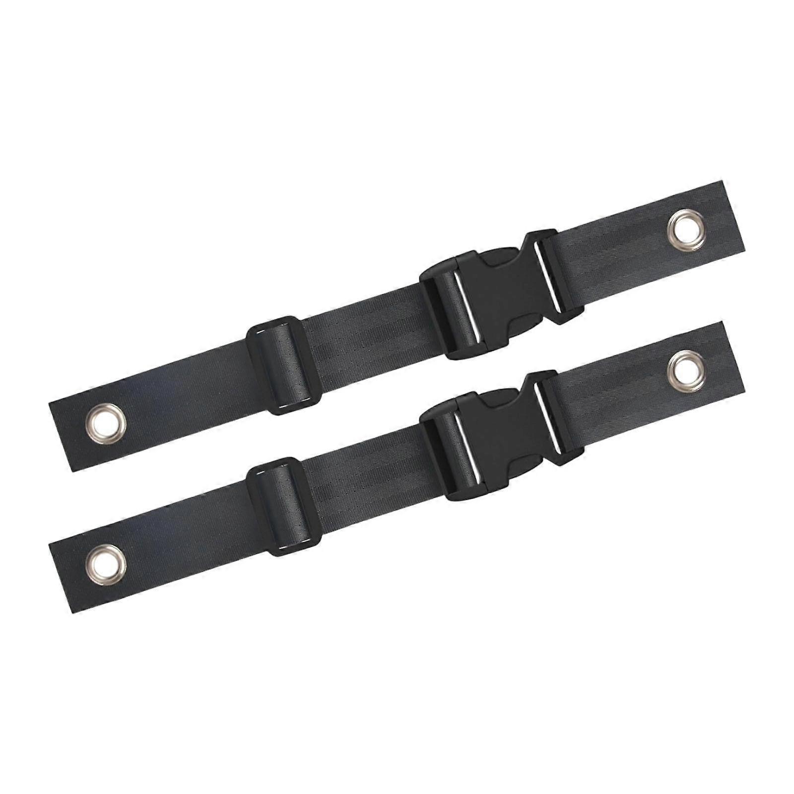 2Pcs Trash Can Lid Locks Straps for Animals Adjustable Home Trash Bin Locks