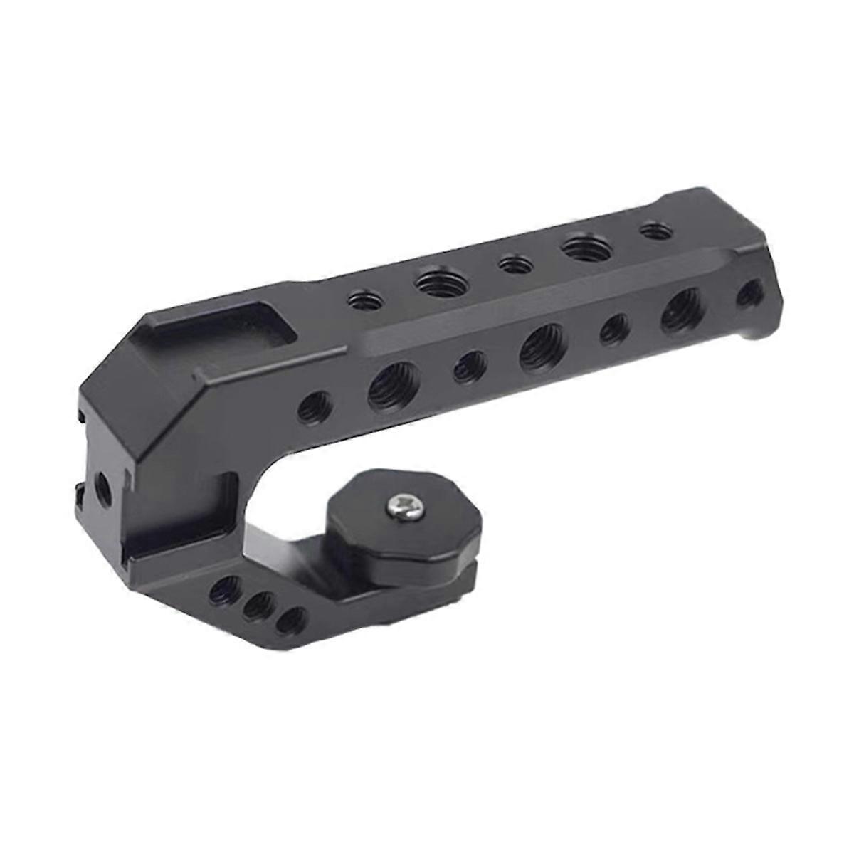 Universal DSLR Camera Rig Top Handle Three Cold Shoe Adapter Mount