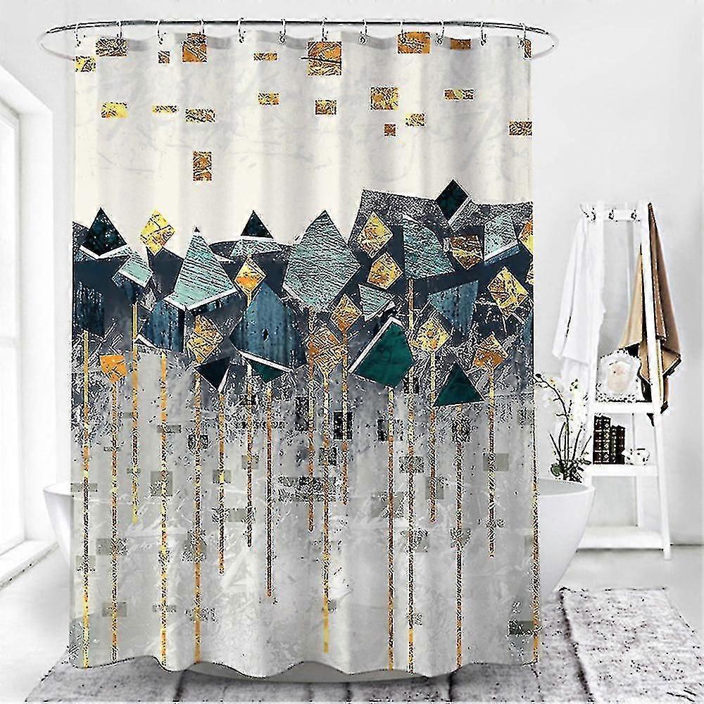 Modern Bathroom Waterproof Shower Curtain Colors Sizes Available