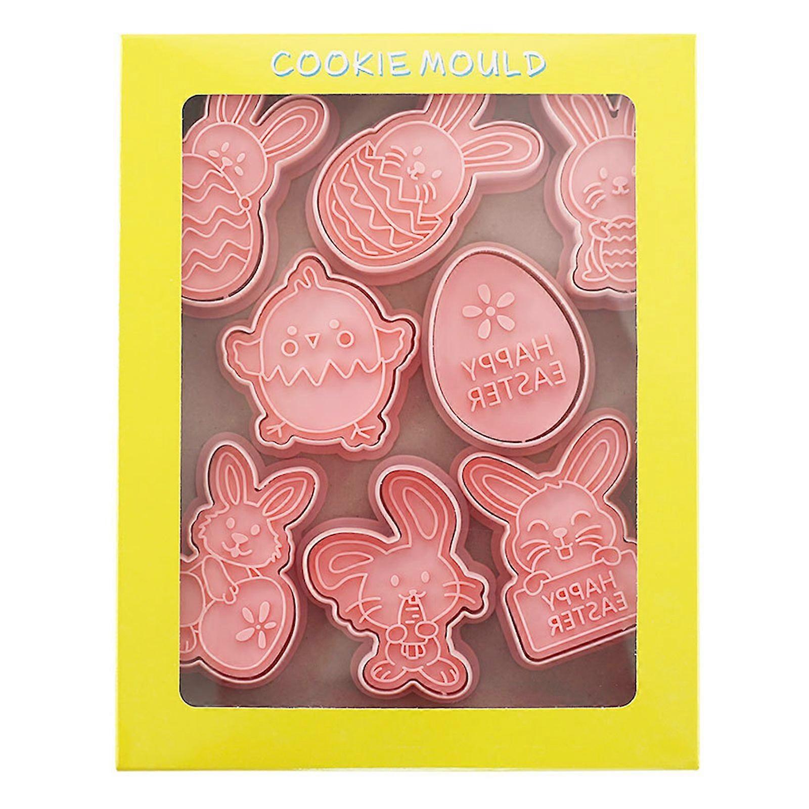Fondant Cookie Push-type Baking Steamed Bun Moulds Plastic Material for Baking