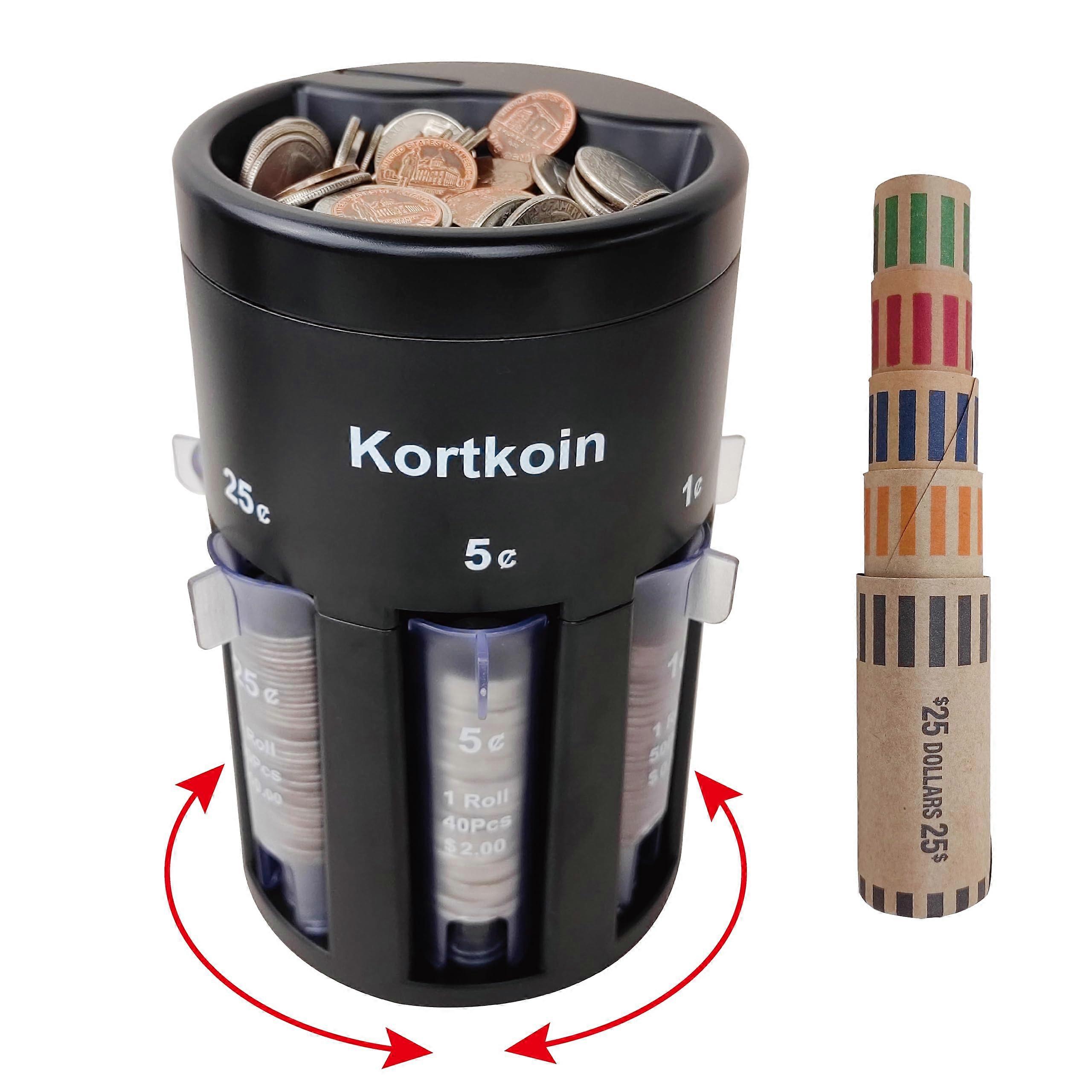 Automatic Coin Sorter for Piggy Bank Coin Bank & Coin Holder