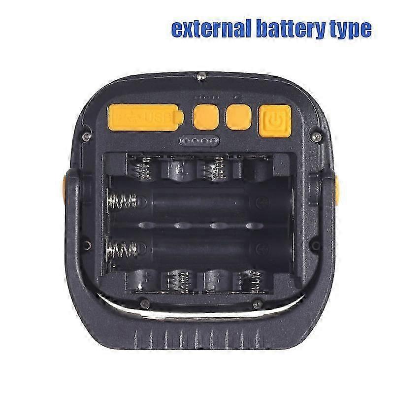 Volodymyr Powerful COB LED Flashlight Power Bank USB Rechargeable Torch Light