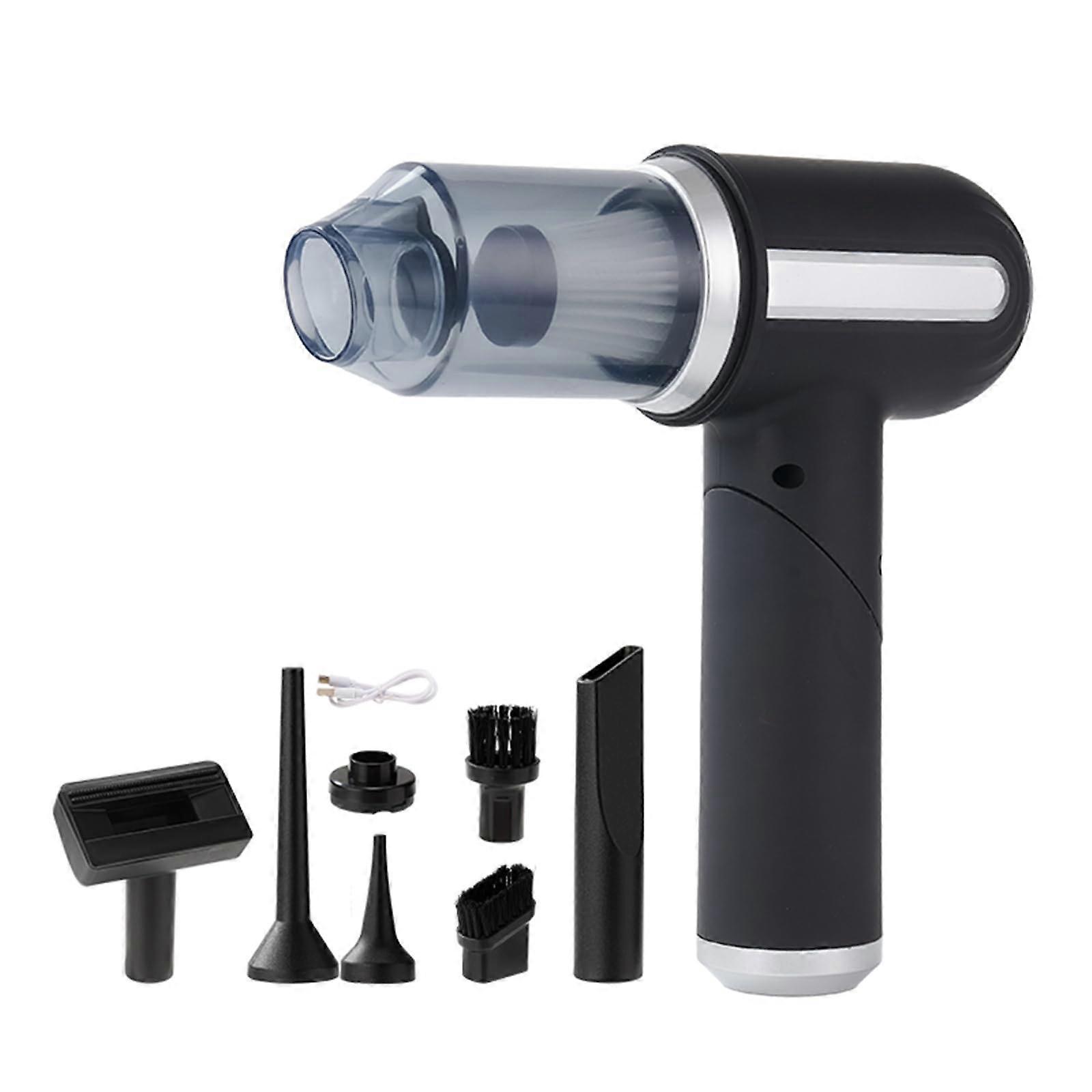 Handheld Car Vacuum Cleaner with Multiple Nozzles, Compact and Lightweight Dust Removal Machine for Auto Detailing