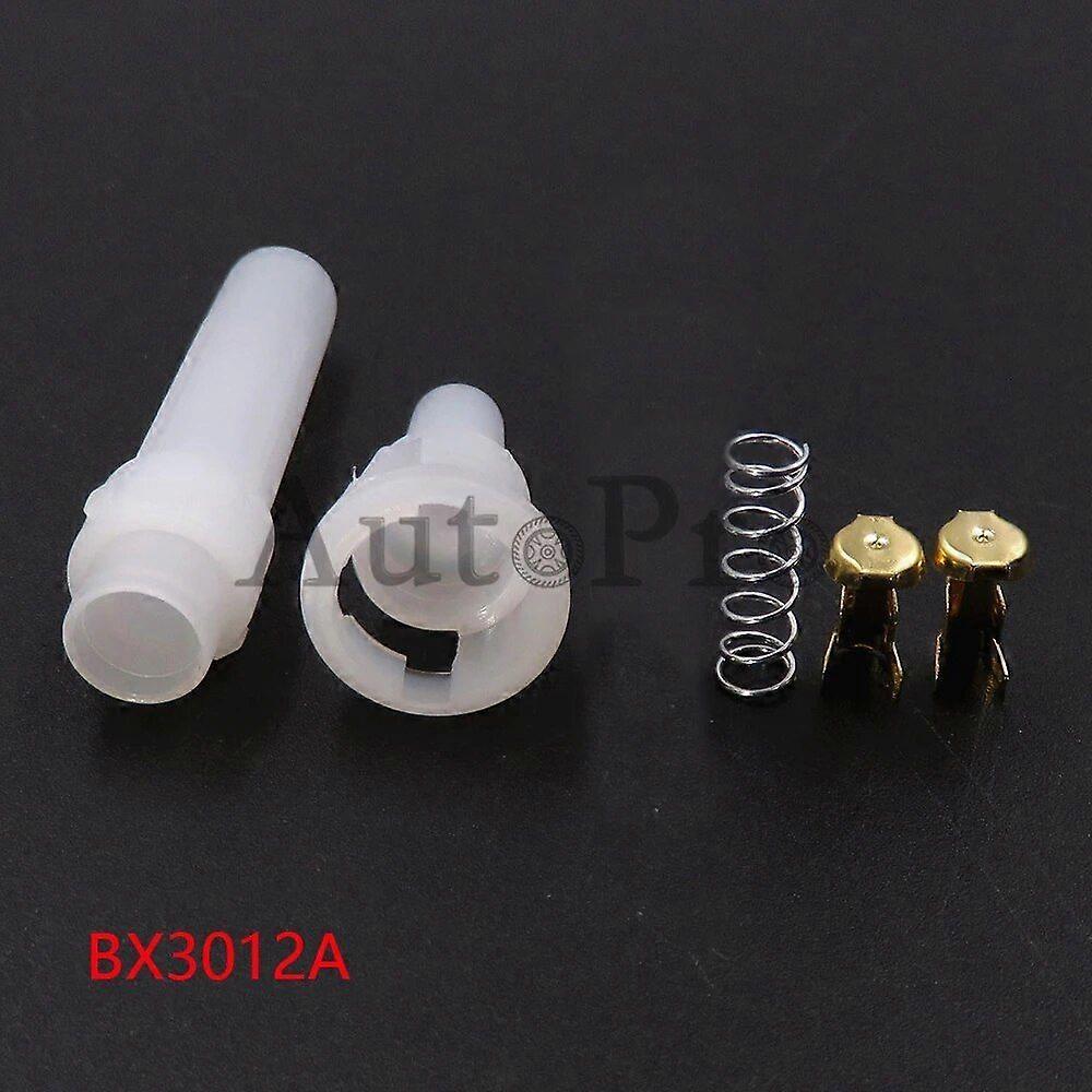 1 Set Fuse Holder with Terminal Spring 6*20mm BX3012 BX3012A Screw Type Lantern Type White Glass Fuses Box 6x20mm