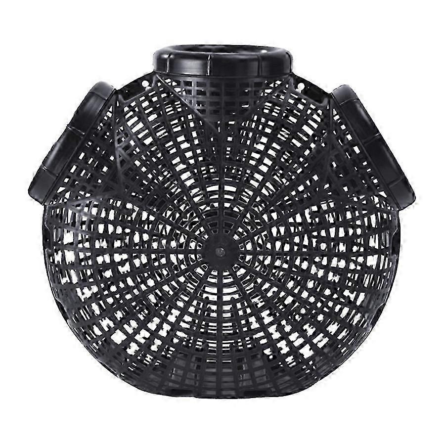 3-Hole Eel Trap, Black - Ultimate Fishing Cage for Eels, Loaches, Shrimp & Fish