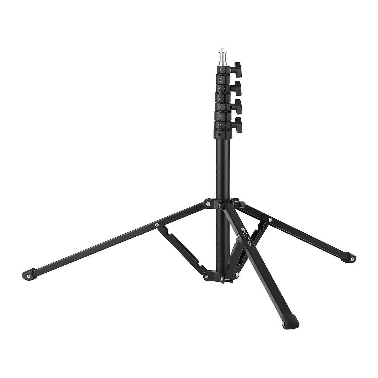 Adjustable Metal Light Tripod Stand 6ft - 10kg Load, Foldable, Universal Mount Compatibility