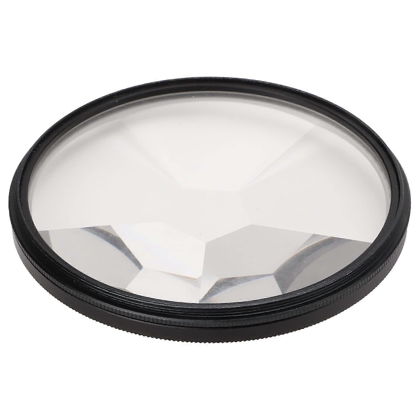 Kaleidoscope Glass Prism 77mm Six Sided Rotatable Effect Filter for SLR Cameras Photography Accessory