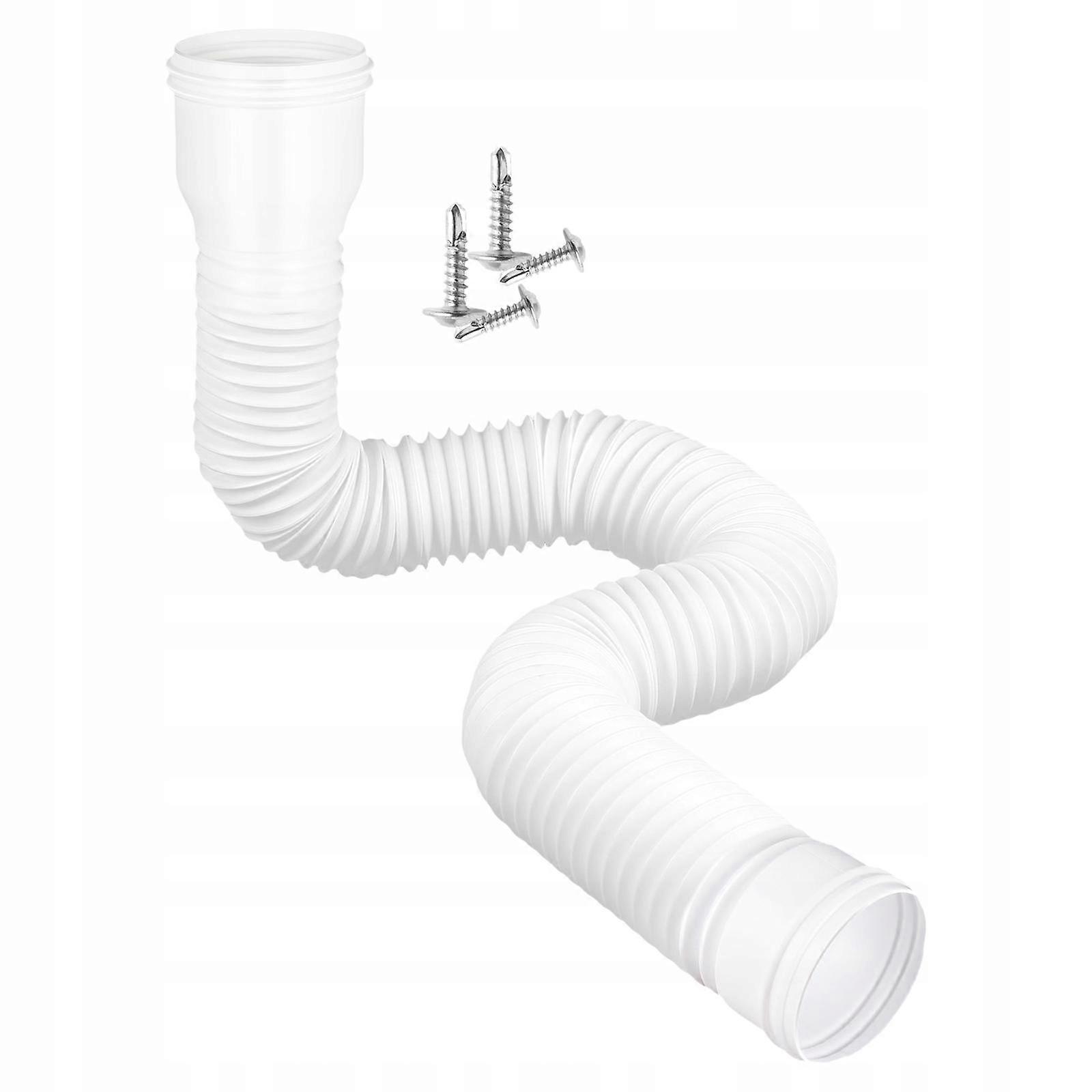 Rain Gutter Downspout Extensions Extension Pipe Down Spout Universal White
