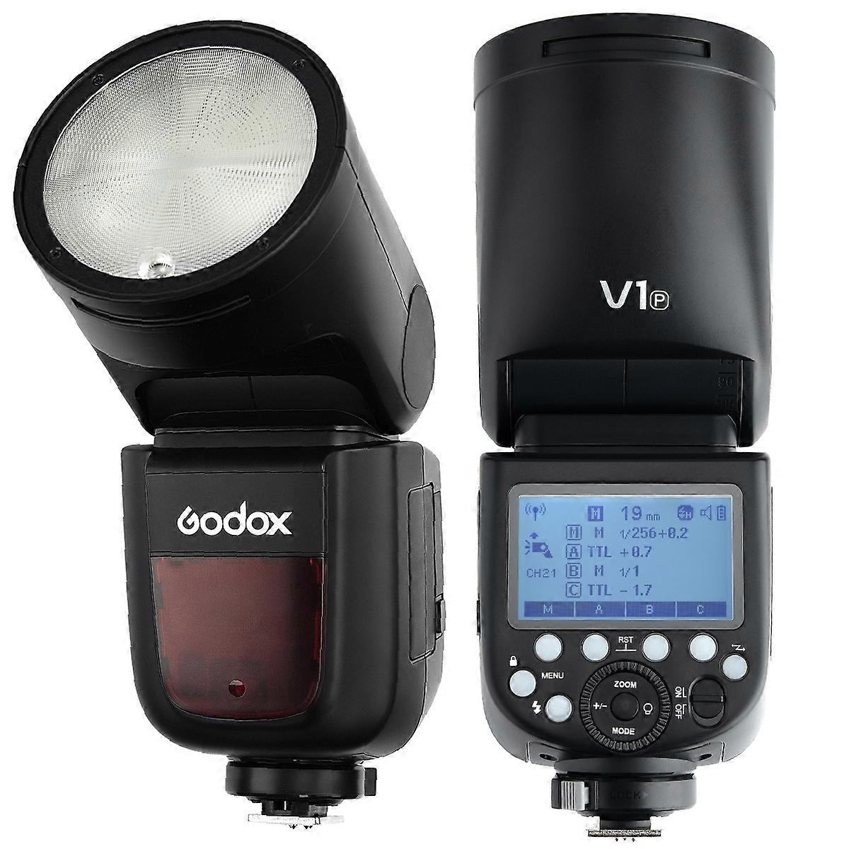 Godox V1P Cabeça Redonda TTL Flash Speedlite para Pentax