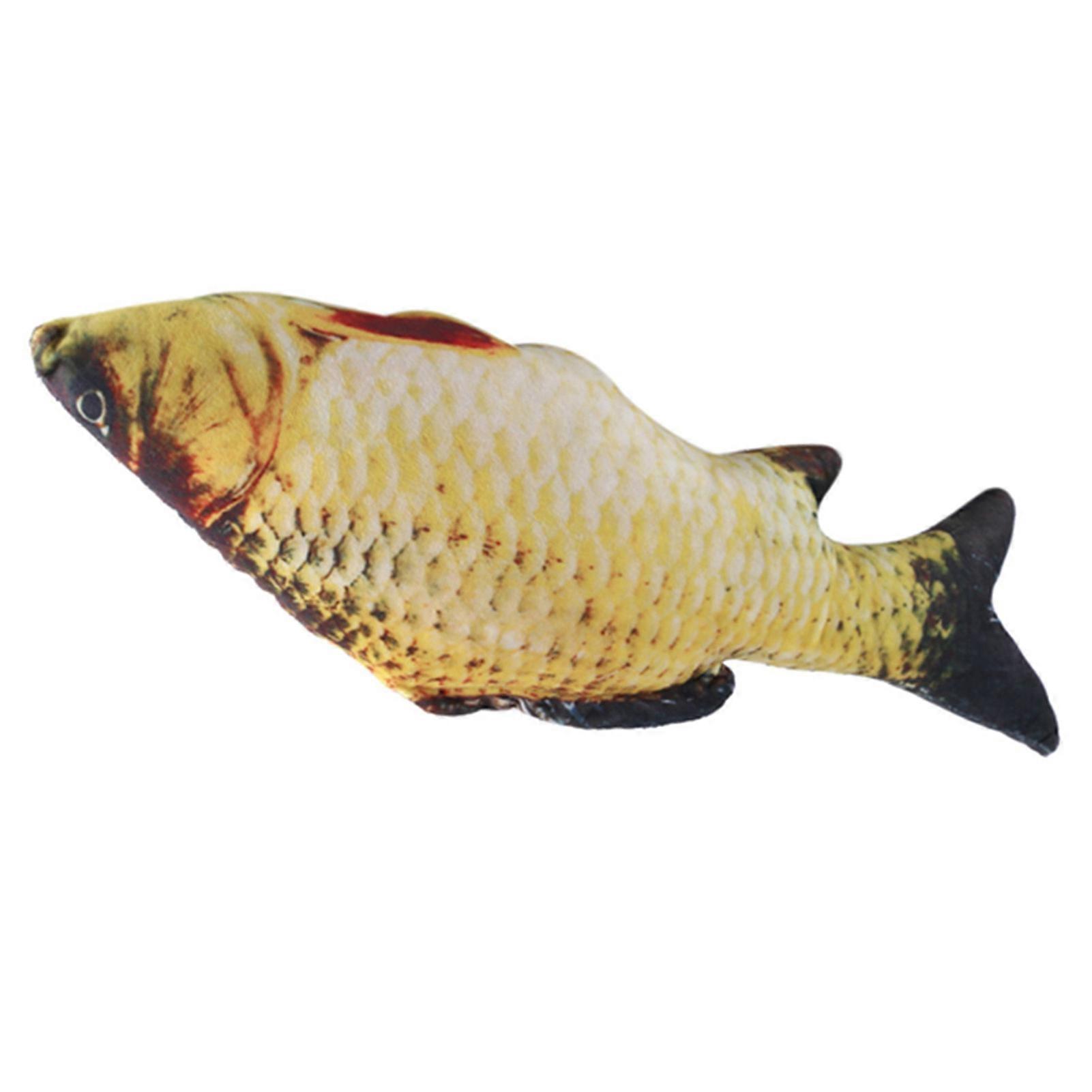 Coussin créatif en forme de carpe 3D, décoration d'intérieur, cadeau pour enfants, 40 cm