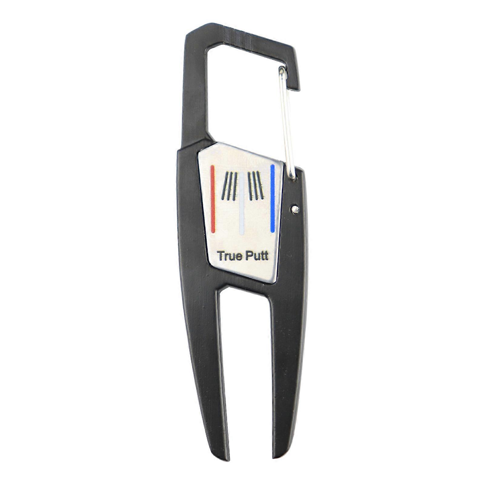 Portable Hanging Button Green Fork Magnetic Suction Mark True Putt Mark Golf Fork