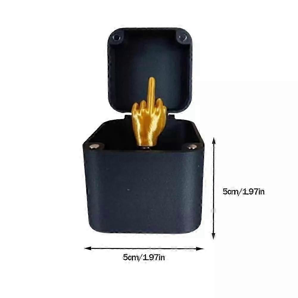 Mittelfinger Überraschung Geschenkbox, perfekte Parodie Hand Streich Geschenk mit Box für Erwachsene