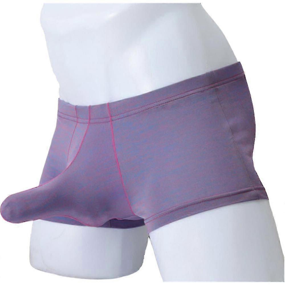 Men Underwear Big Bulge Pouch Boxer Briefs Shorts Soft Underpants
