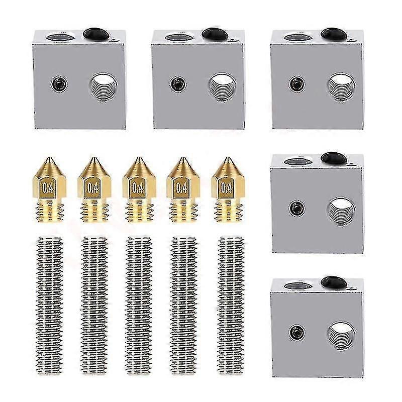 Kit Hotend, buse MK8, extrudeuse, bloc chauffant 1,75 mm/0,4 mm, pour imprimante 3D Raprep I3 Anet A2 A8