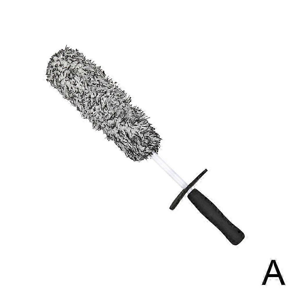 Car Wash Super Brush Microfiber Wheel Brush Non-Slip Handle Easy To Cleaning