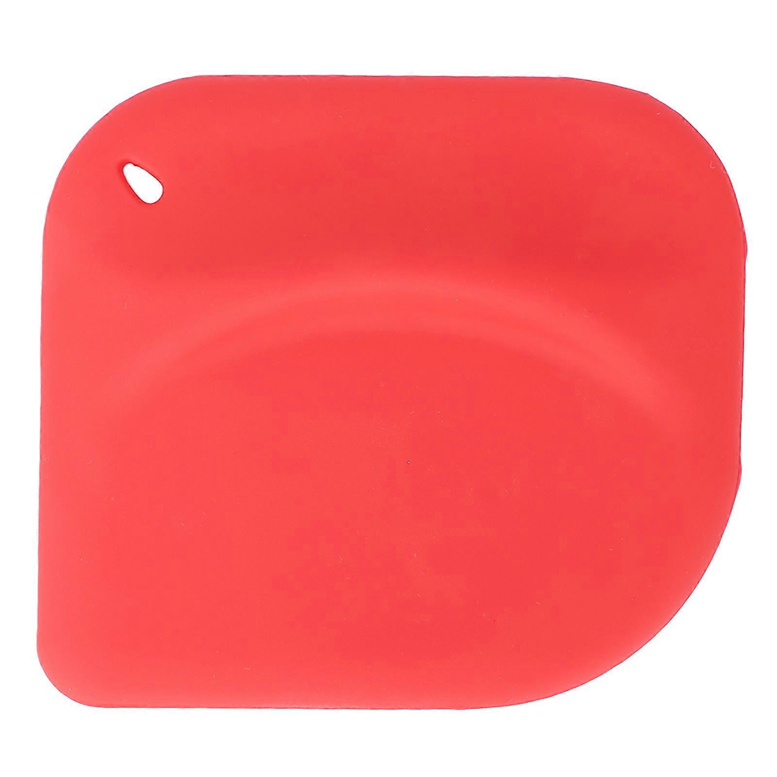 Hair Removal Spatula Multifunctional Silicone Waxing Applicator Scraper for Depilatory Cream Red