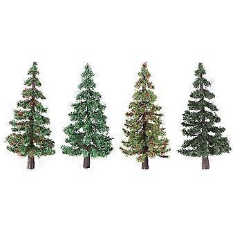 4 stücke Mini Landschaft Anlage Decor Baum Modell Simulation Baum Sand Tisch Modell