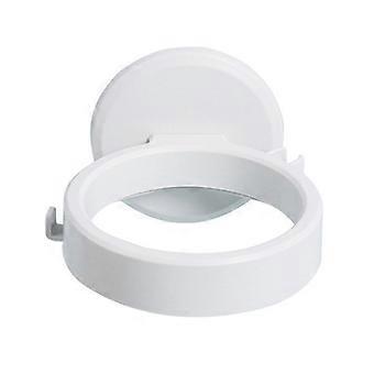 Hårtørrer holder, badeværelse hårtørrer holder, hårpleje værktøjer holder vægbeslag (hvid)